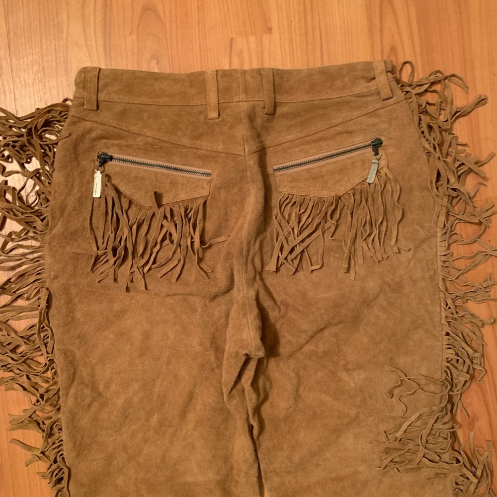 Brand New Tommy Hilfiger Suede fringe pant - Picture 8 of 9